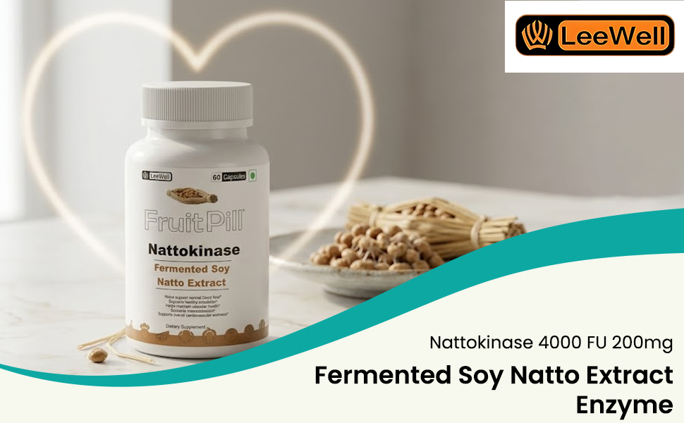 by LeeWell Nattokinase 4000 FU 200mg, 60 Veg Capsules