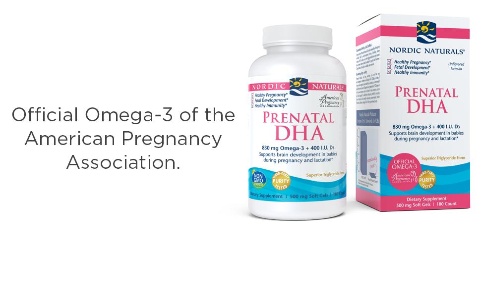 Nordic Naturals Prenatal DHA Supplement 830Mg Omega 3 Fish Oil+400 Iu VitaminD3 For Babies During Pregnancy & Lactation Vitamins For Pregnancy | Unflavoured 180 Fishoil Softgel
