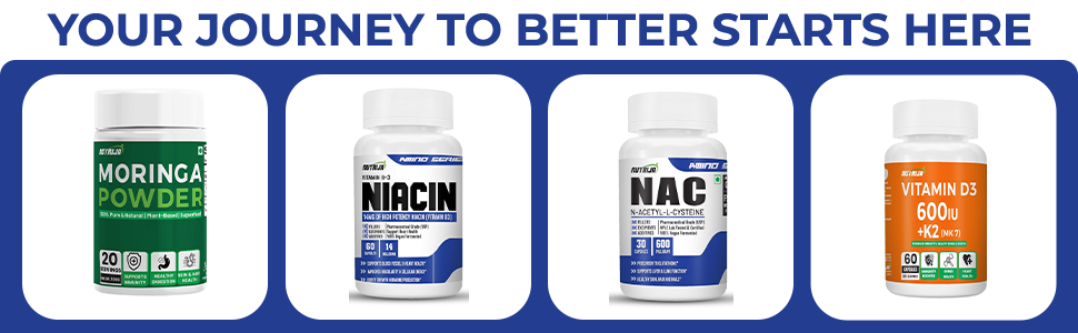 NutriJa NAC (N-Acetyl L-Cysteine) 600mg - 30 Capsules