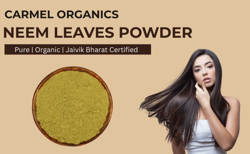 CARMEL ORGANICS Neem Leaves Powder, 340 Grams