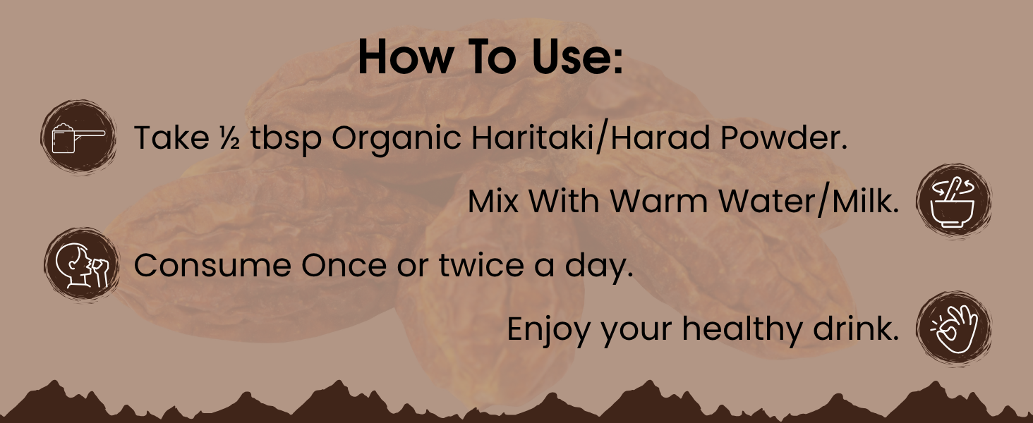Bhumi Organic Harad Powder, 400 GM