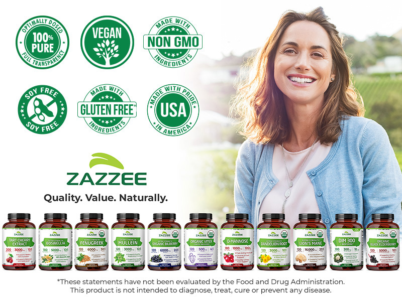 Zazzee Extra Strength St. John’s Wort 20:1 Extract, 0.3% Hypericin, Vegan
