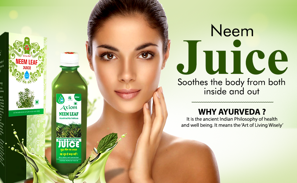 Jeevanras Neem Leaf Juice - 500ml | Natural Blood Purifier | Helpful in Skin Wellness | Infused with Neem Leaf | Boosts Immunity