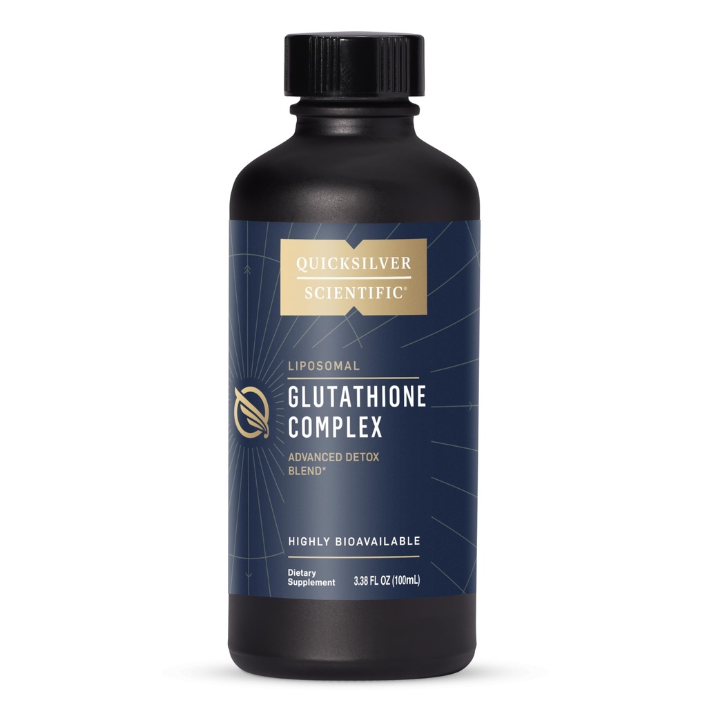 Quicksilver Scientific Glutatione Complex - Superior Absorbcija Antioksidants Papildinājums ar šķidro Glutatione & Milk Thattle - B vitamīna komplekss - Papildinājums ikdienas lietošanai (3.38 fl oz)