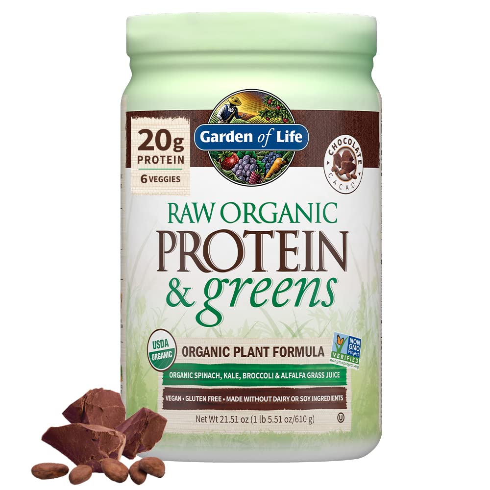 LIFE Organic Chocolate Protein & Greens, 21.51 OZ