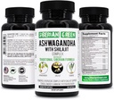 Sibīrijas Zaļā Ashwagandha ar Altai Shilajit & Turmeric Ayurvedic Complex 60 kapsulas – Tradicionālā Sibīrijas Formula Stress Relief, Mood, Enerģijas Atbalsts, Imūnās sistēmas atgūšana