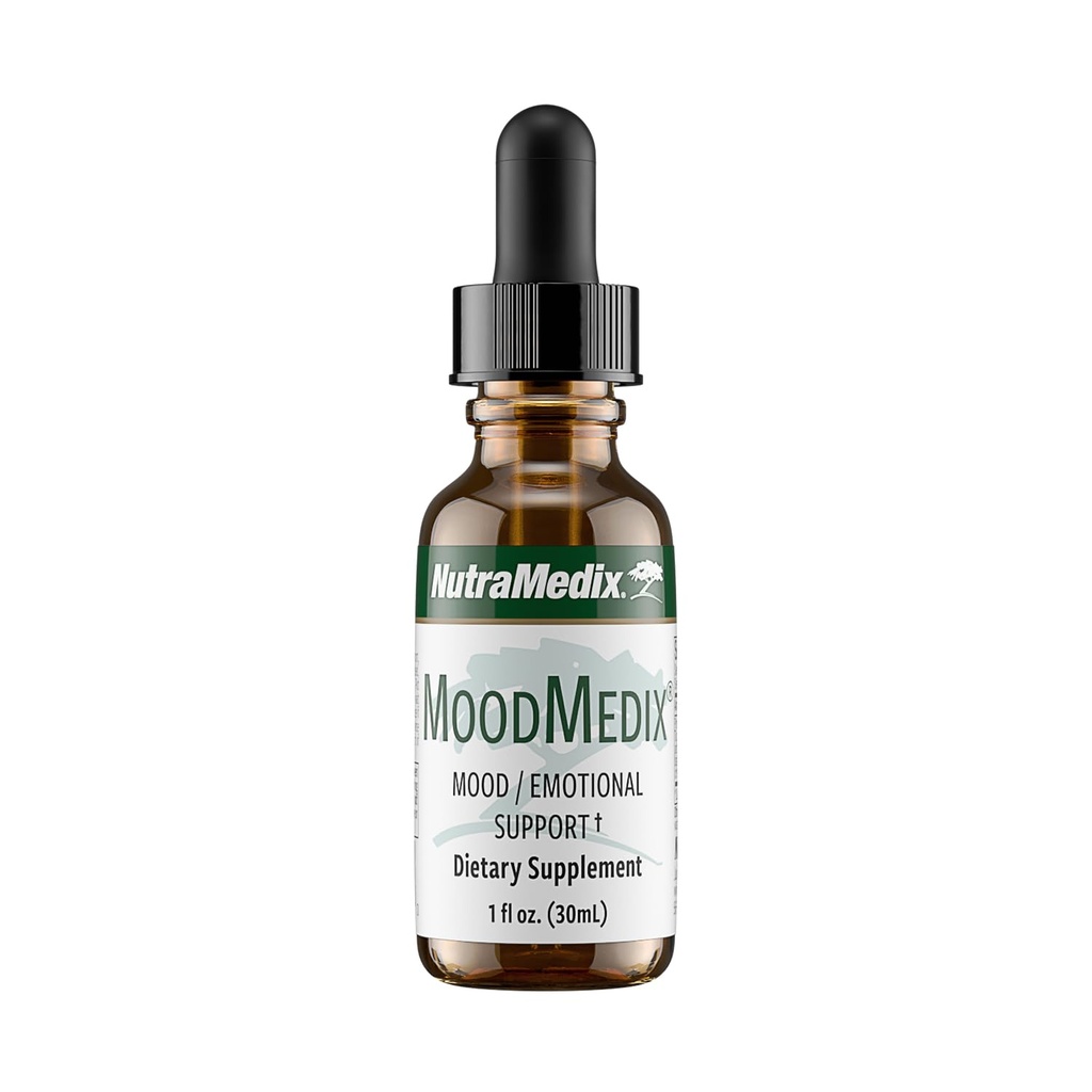 NutraMedix MoodMedix - Koksnes atbalsta papildinājums ar bioloģiski pieejamām šķidrā kaķa Claw & Turmeric Root Drops - Koks, Stress Response & Emotional Support Papildinājums - Šķidrs augu ekstrakts Tincture (1oz)