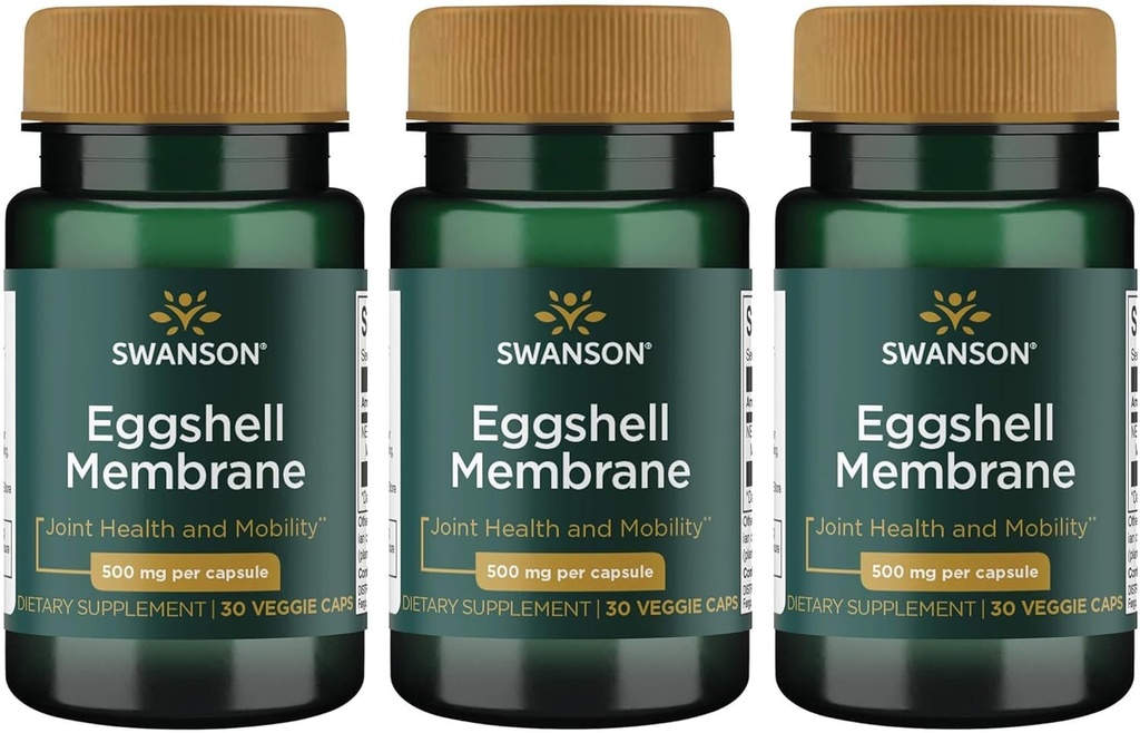 Swanson Olchell Membrane 500 mg 30 Veg Caps (3 iepakojumi)