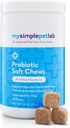 MySimplePetLab Dog Probiotikas, 5-celms Probiotikas Blend, Veselīgs Pet Chews, Atbalsta Gremošanas Veselība, Gut Funkcija, Imūnās sistēmas, Garšīgs Probiotikas Soft Chews suņiem, Dienas Papildinājums