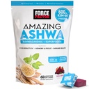 Spēka faktors Amazing Ashwa stresa atvieglošana, atmiņa, fokuss, un imūnās atbalsta veselība, Ashwaganda papildinājums ar KSM-66 Ashwagandha stresa, 60 Soft Chews