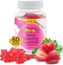 Booty uzlabojot gummy Papildinājums, Big Buttt uzlabotājs, Workout atbalsts, Multivitamīnu sievietēm, dabas Glute Boost Vitamīni par cirvi Forma & Max Gains, 60 Vegan Gumies