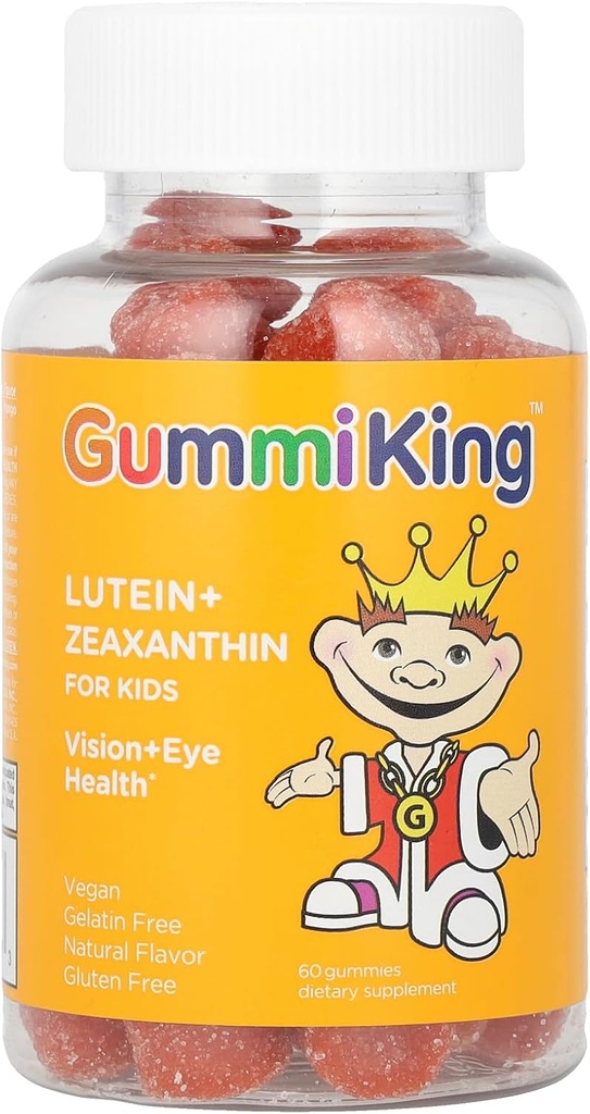 Gummi karalis Luteīns + Zeaxanthin Gummi (pielikums), Dabīgais Mango, 60 grāvis