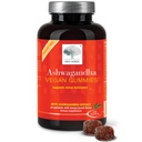 NEW NORDIC Ashwagandha Gumies, 300 mg Ashwagandha Saknes ekstrakts, bez cukura, adaptogēni vīriešiem un sievietēm, Delicious Mango Peach, 60 Gumijas