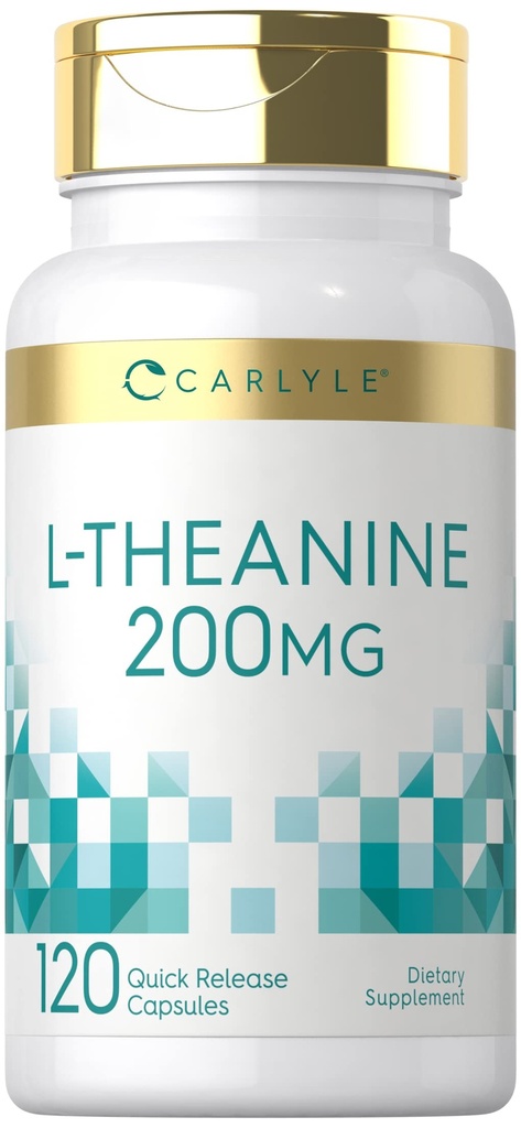 Carlyle L-Theanine 200mg Papildinājums 