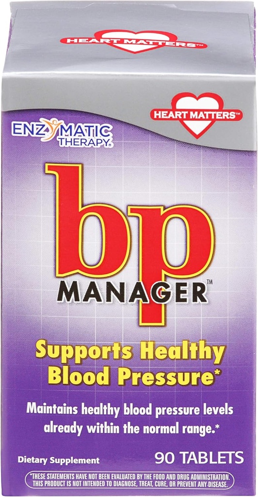 Enzimātiskā terapija - Bp Manager, 90 tabletes [Veselība un skaistums]