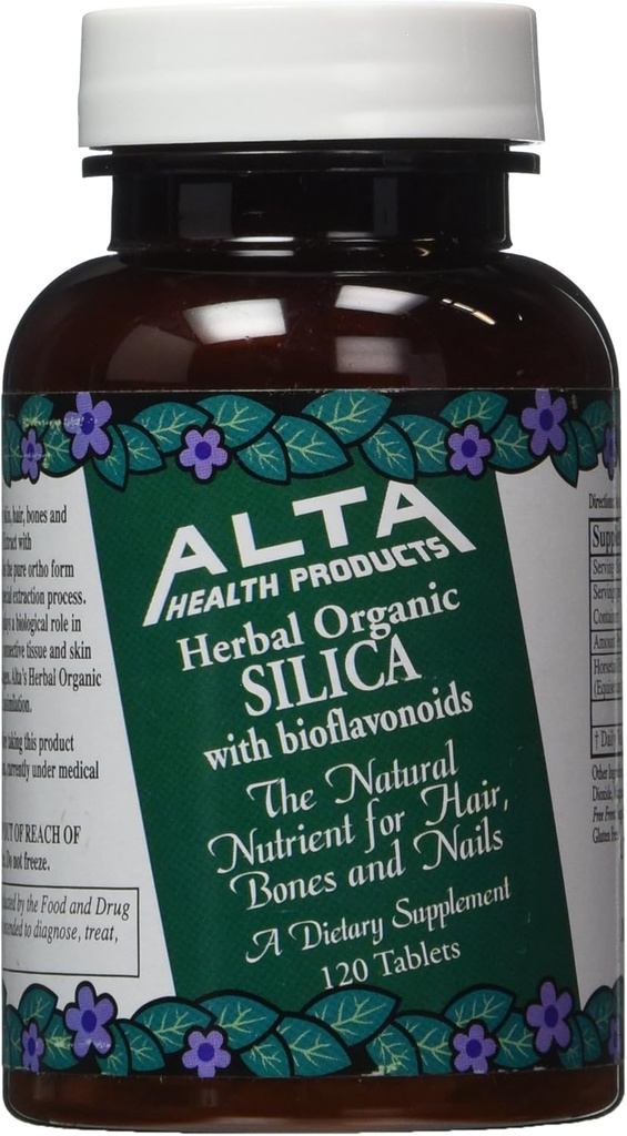 Alta Health Products - Silica ar Bioflavonoids, 500 mg, 120 tabletes