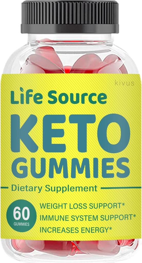 kivus Life Source Keto Gummies - Life Source Keto Gumies (Single, 60 Gumies)