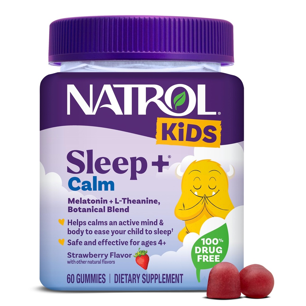 Natrol bērniem miega+ mierīgs miega gumijas bērniem
