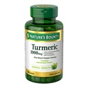 Dabas Bounty Turmeric ar melno piparu ekstrakts, Atbalsta Antioksidants veselība, 1000mg, 60 Kapsulas