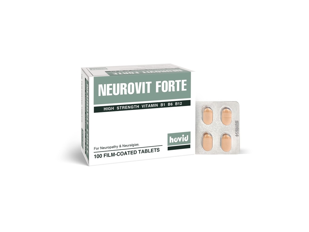 HOVID Neurvit Forte 100 tabletes