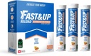 FAST&UP Reload – Instant Hydration and Electrolytes Relaxing - Saver Multipaka - 60 putojošās tabletes (Peach Ice Tea)