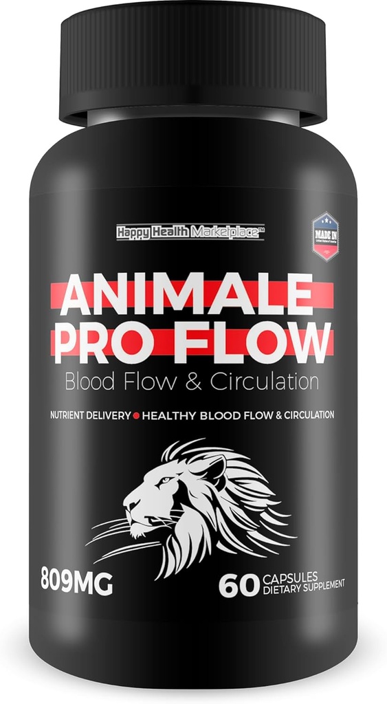 Animale Pro plūsma - Mūsu labākais asins plūsmas papildinājums - Pro Animale Vīriešu veselības papildinājums asins plūsmas aprūpei - Veselīga asins plūsma Asins cirkulācijas papildinājumi vīriešiem - Pro Animale Tabletes vīriešiem