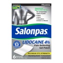 Salonpas Lidokaīns 4% sāpes Gel-Patch atvieglošana, 6 skaitīšana, muguras, kakla, plecu, ceļa un Elbow sāpes