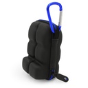 CASEMATIX Astmas inhalatora turētājs Lieta Fits Divi standarta glābšanas inhalatori ar Lanyard un Klips uz Keychain Karabīnes, Ietver tikai astmas gadījumu