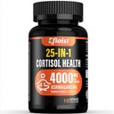 Kortizola Veselības Papildinājums, 25-in-1 Cortizol Reducer sievietēm un vīriešiem, Cortizol Papildinājumi ar Ashwagandha, Rhodiola Rosea, L-Teanīns, 10 kapsulas