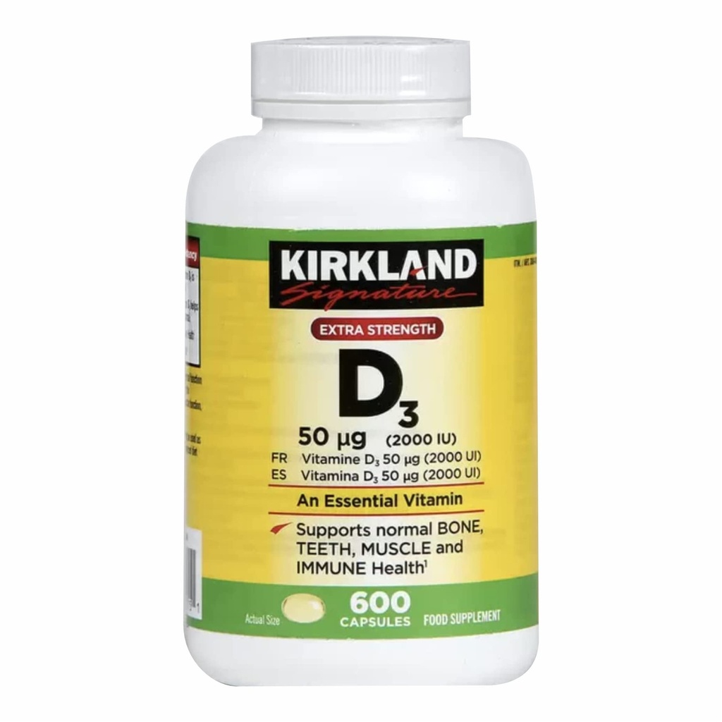 D3 vitamīns 600 softgeli (2. iepakojums)