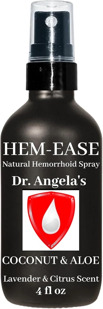 Doktora Angela hemorrhoid ārstēšana Spray - Organic Aloe Vera, Witch Lazda & Essential Oils Kurkumas un tējas koks - Daba nieze un dedzināšana Relief Cream