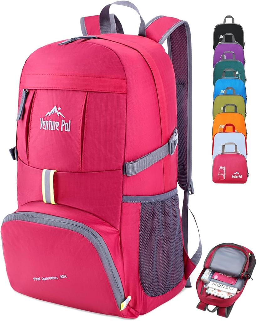 Venture Pal 35L Ultralight Viegls Saliekams Saliekams Travel Camping Pārgājienu Āra sporta mugursoma Daypack