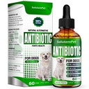 Natural Antibiotics for Dogs and Puppies – Antibiotics for Dogs of All Ages – Herbal Ingredients – Helps with Allergies and UTIs – for Balanced Digestion – Joint Care – Bacon Taste – 2 Oz