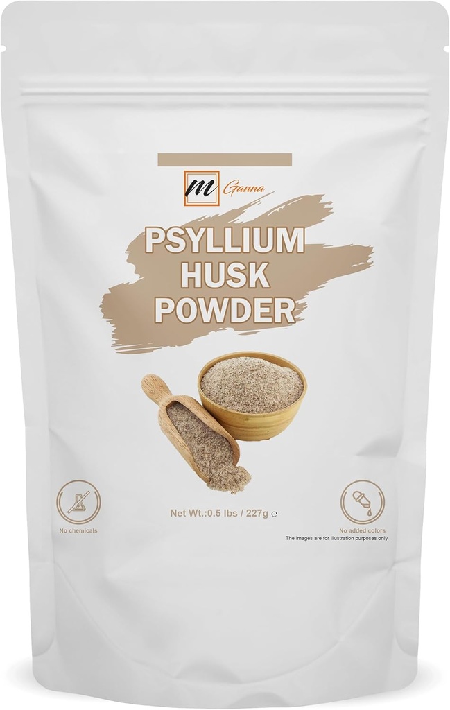100% dabas Psyllium Husk (caurums) veselības aprūpei 227 GMS / 0.5 LBS