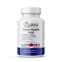 Avani Vision Health Plus Eye Health Ražots ar Lutemax 2020 20mg Lutein 4mg Zeaxanthin