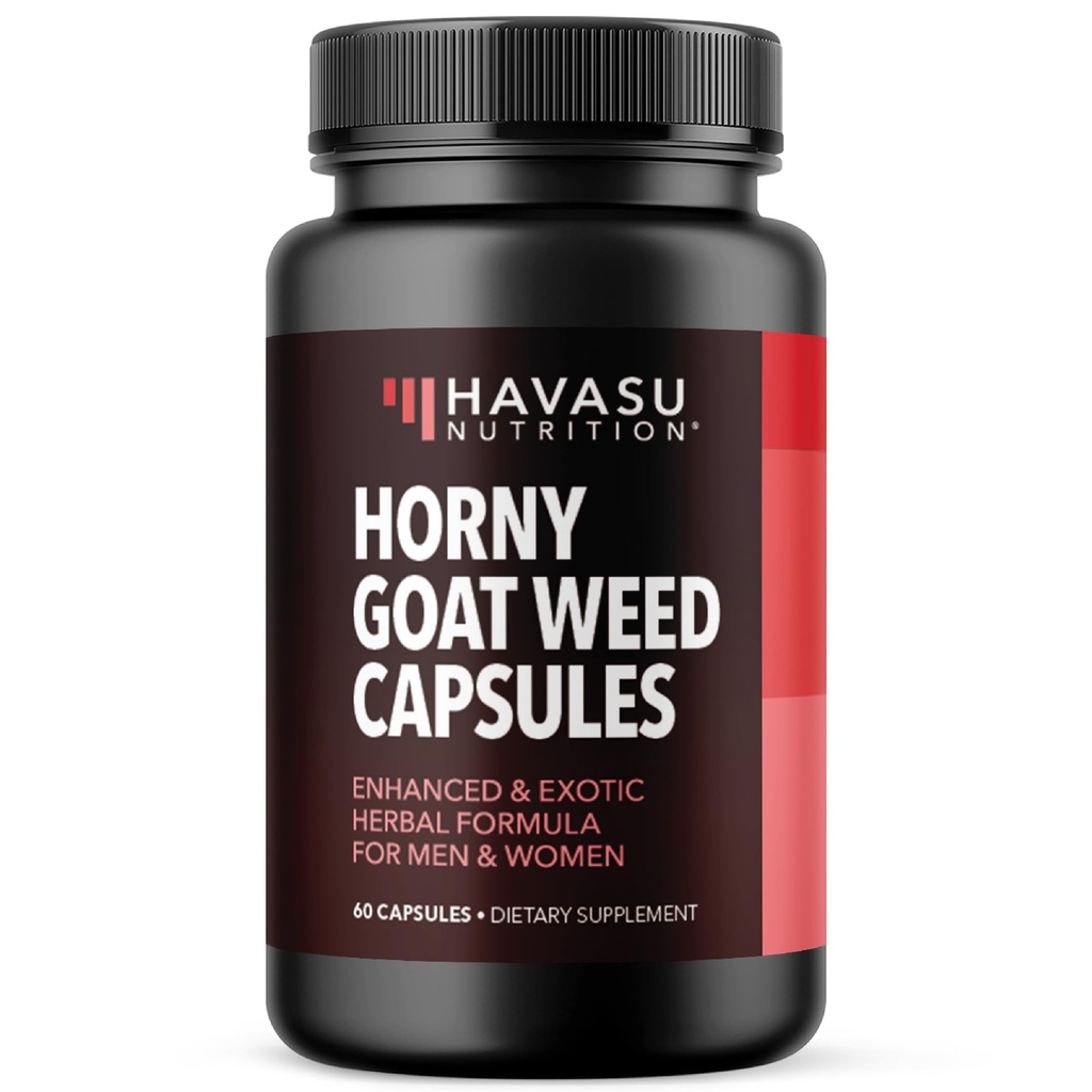 Horny Kaza Nezāļu kapsulas vīriešiem un sievietēm - Extra Strength Veiktspēja un enerģija Atbalsts ar Tongkat Ali, Muira Puama, un Saw Palmetto - 1 Mēnesis Piedāvājums Herbal Papildinājums pastiprināta izturība