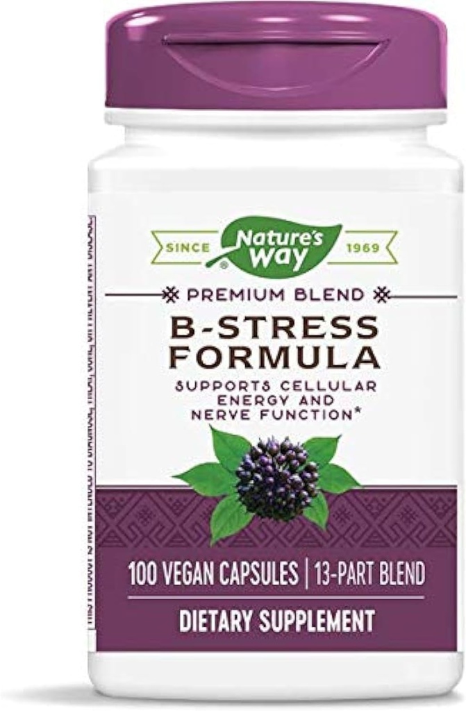 Dabas ceļš B-Stress Formula 100vegcp (2. iepakojums)