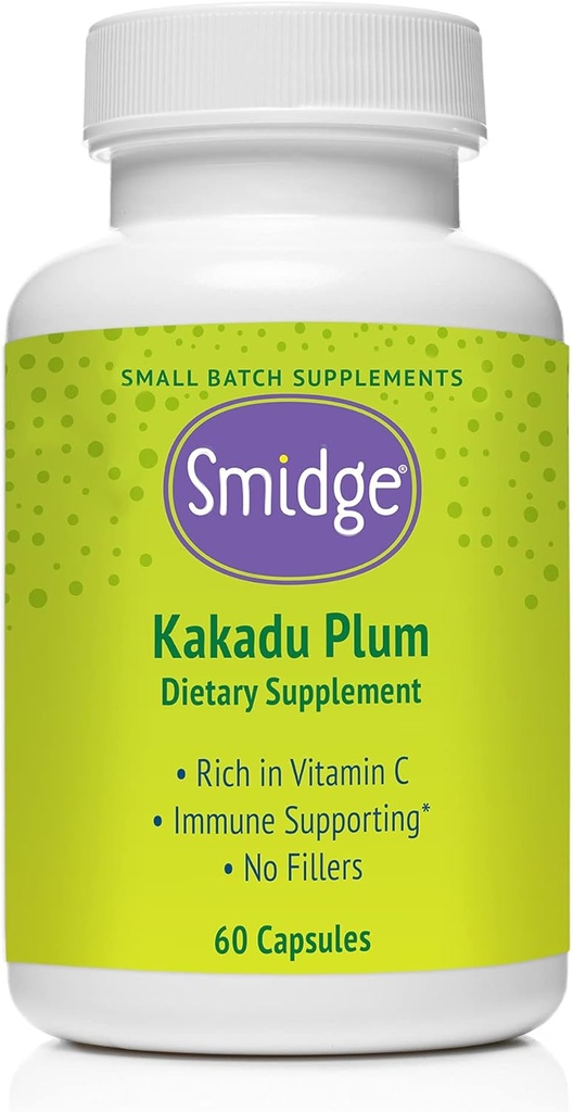 Smidge® Kakadu Plūmu kapsulas, 60 sn Bez pildījumiem, bez askorbīnskābes