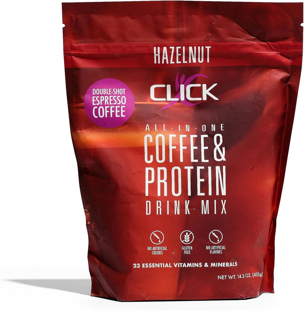 Klikšķiniet Kafijas proteīna pulveris -- Double Shot Espresso - 16g Olbaltumvielas - 23 Essential Vitamīni -- Zema Calorie Ēdienreizes aizstāšana - 150mg Kofeīns -- Bez lipekļa -- Nav Mākslīgās Flavors vai Krāsas -- Lazdu riekstu