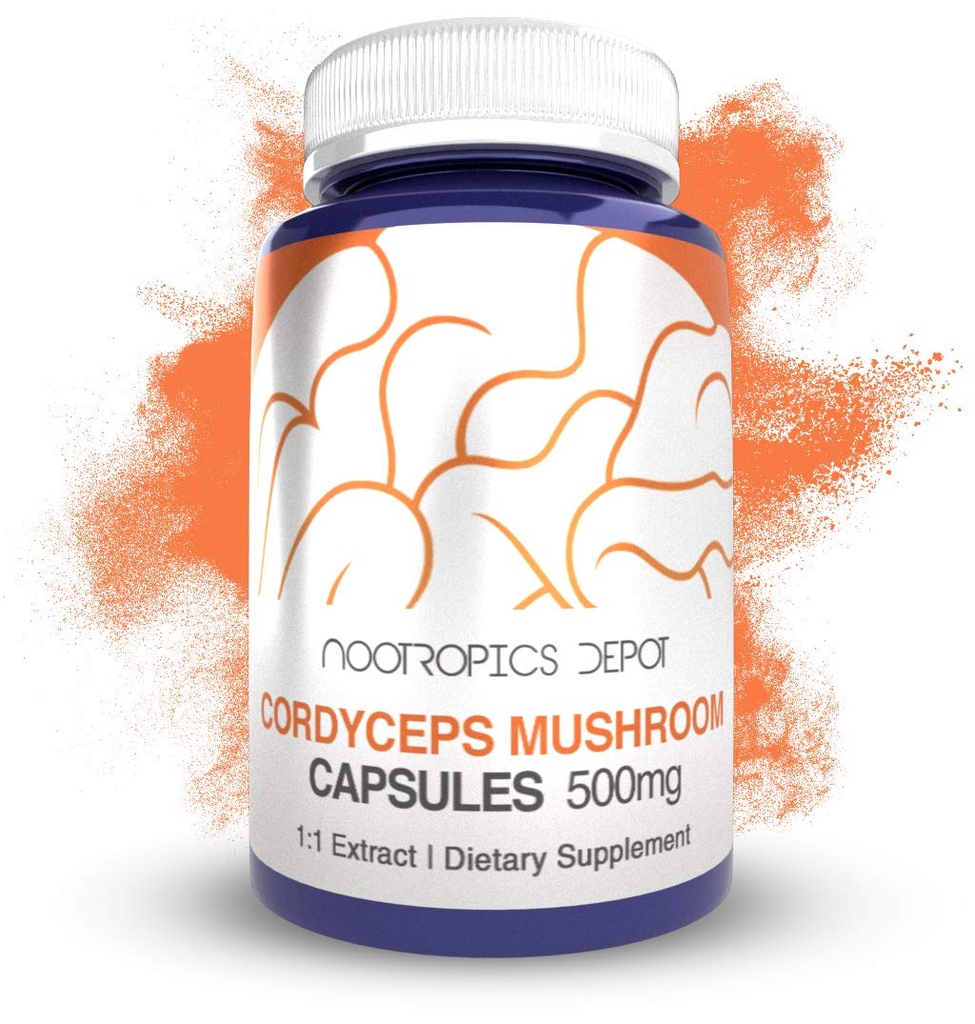 Nootropics Depot Cordyceps Sēņu kapsulas 