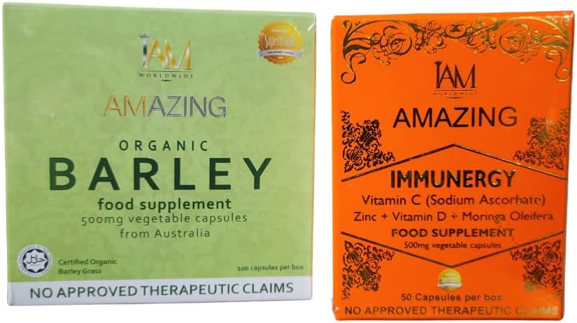 IAM Amazing Pure Organic Kapsulas & IMMUNERGY vitamīns C