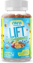 Lift Focus USDA Organic Certified Gummies – Dabas smadzeņu atbalsta papildinājums, Vegan & Gluten-Free, Infusioned with Yerba Mate, Lion’s Mane, Wild Purple Maca & Chaga (60 Gumies, Lift)