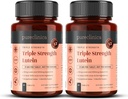 hydeclinica Lutein 30 mg x 180 tabletes (2 pudeles ar 90 tabletēm katrā). ar 1000 mkg Zeaxanthin. 3 x Regulāro luteīna tablešu stiprums