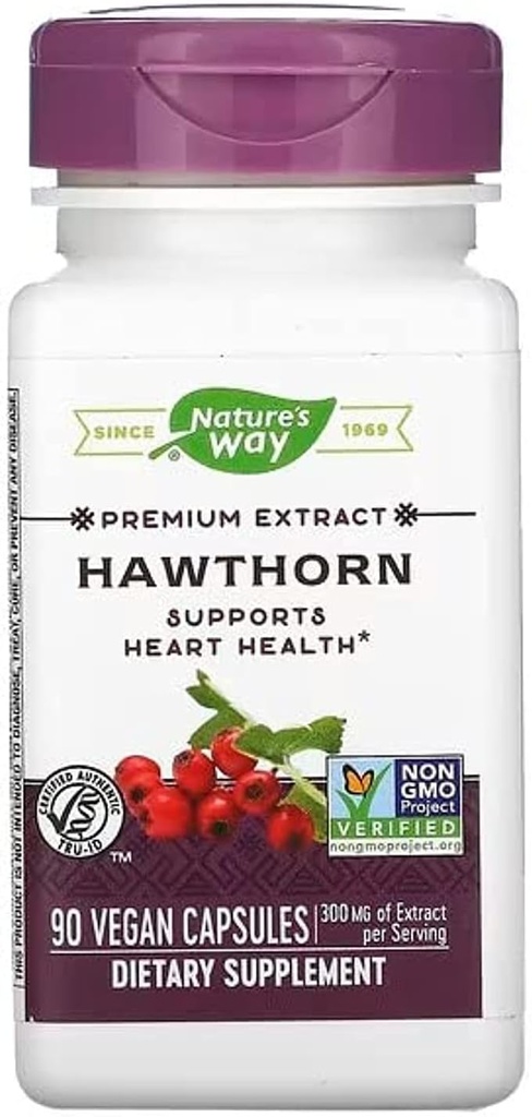 Dabas ceļš Hawthorn ogas, 90 kapsulas (2. iepakojums)