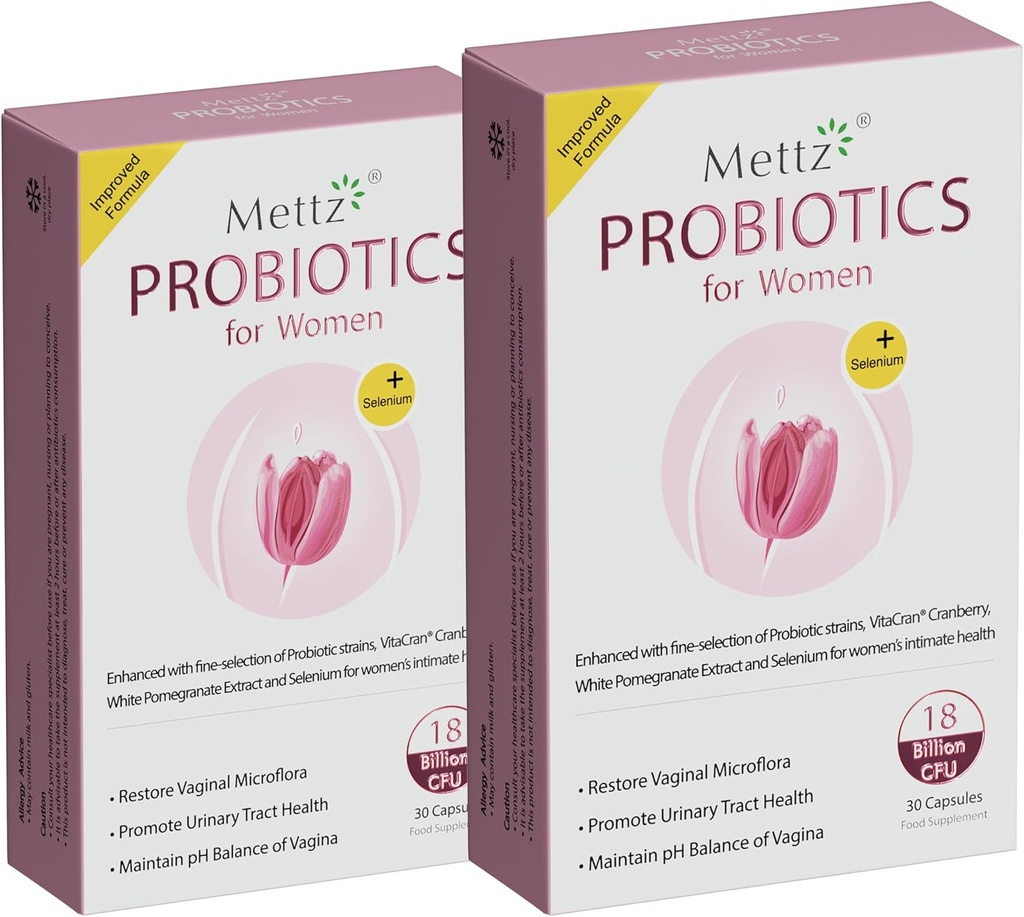 Vaginālās probiotikas sievietēm pH Līdzsvars ar Lactobacillus Probiotic & Cranberry, White Granranate, Sieviešu Vaginālās Veselības Papildinājums, Veselīga Vaginālā Odor & Vaginal Flora, 30Ct (2. iepakojuma)