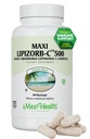 Maxi Health Liposomālais vitamīns C 500mg Kapsulas ar gremošanas pastiprinātāju, augstas absorbcijas augstas devas vitamīnuC, neĢMO Kosher Veģetārietis Doctor-Formulated Imūnās atbalsta papildinājums (90 skaitlis)