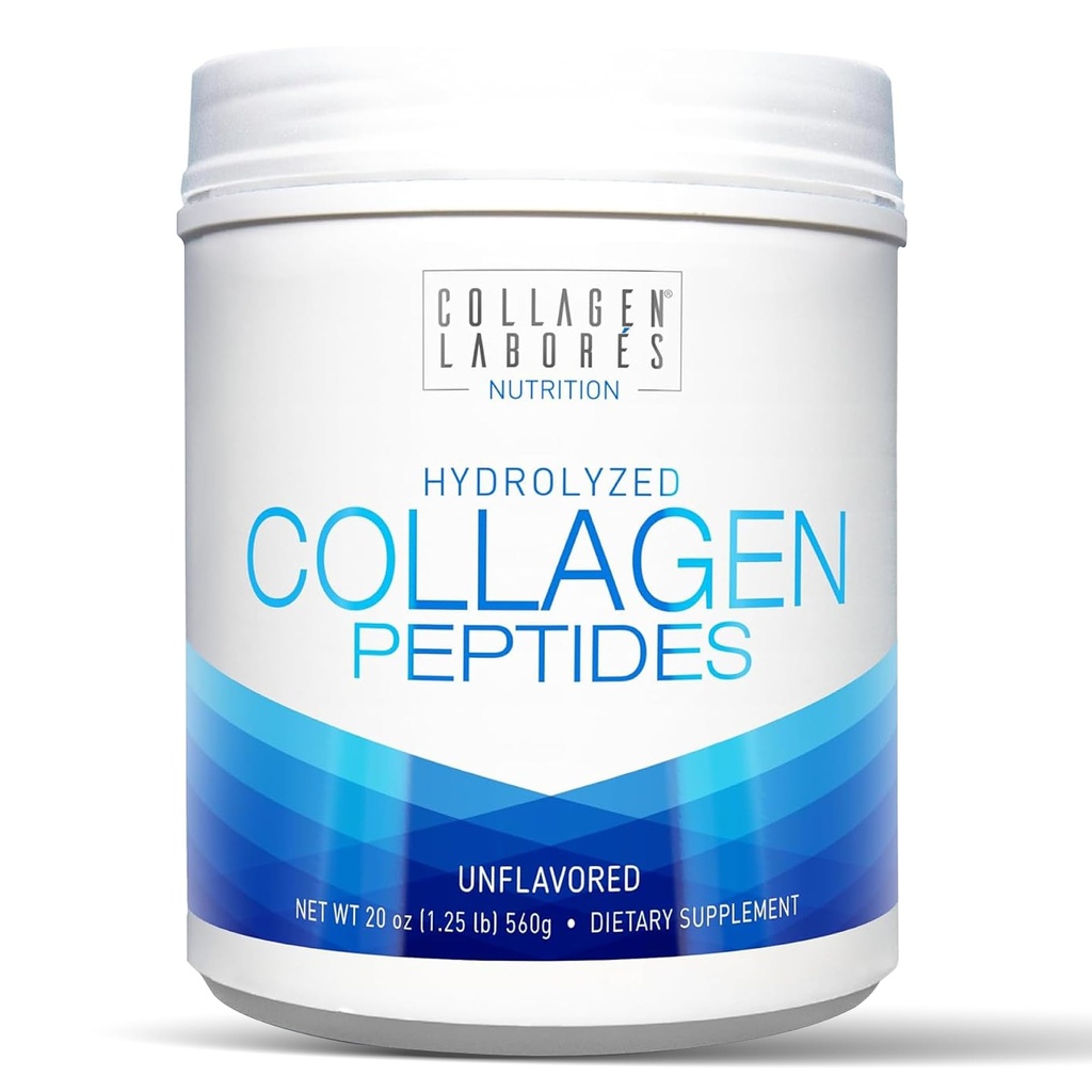 Tīri hidrolizēti kolagēna peptīdi (20 oz) – neputots kolagēna pulveris - ganību, ganību, zālaugu, Keto un paleo-draugu, ne-GMO, bez lipekļa – GMP Sertificēts – Viegli sajaucams (1)