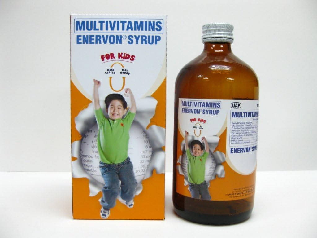 2 Enervon Sirup multivitamīni (2 x 120 ml)
