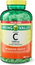 C vitamīns ar Rose HIPS tabletēm Diētiskās piedevas lielums, 1000 mg, 1000 mg C vitamīna un 8 mg Rose HIPS katrā tabletē 500 Skaits