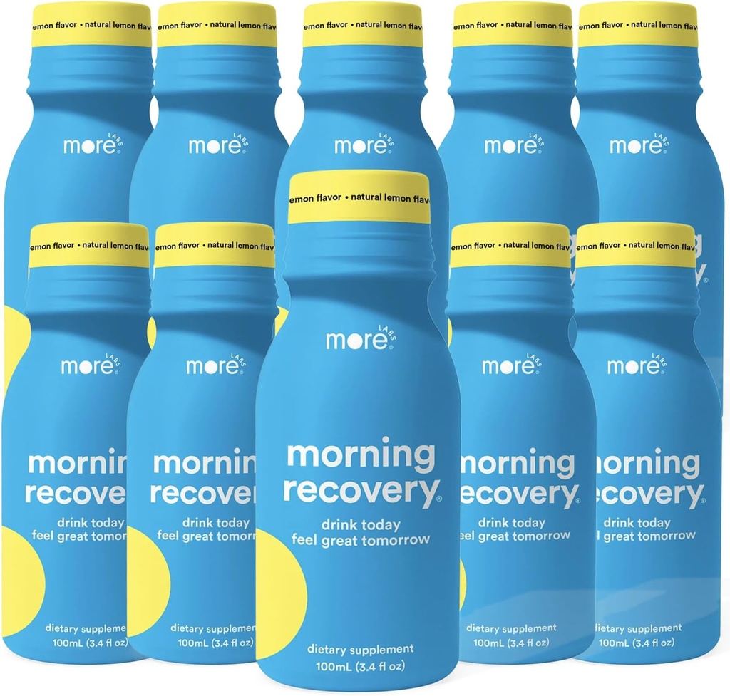 Vairāk Laboratorijas Morning Recovery Dabas Citronu Flavor Electrolyte & Milk Thattle Drink 10 Pack 